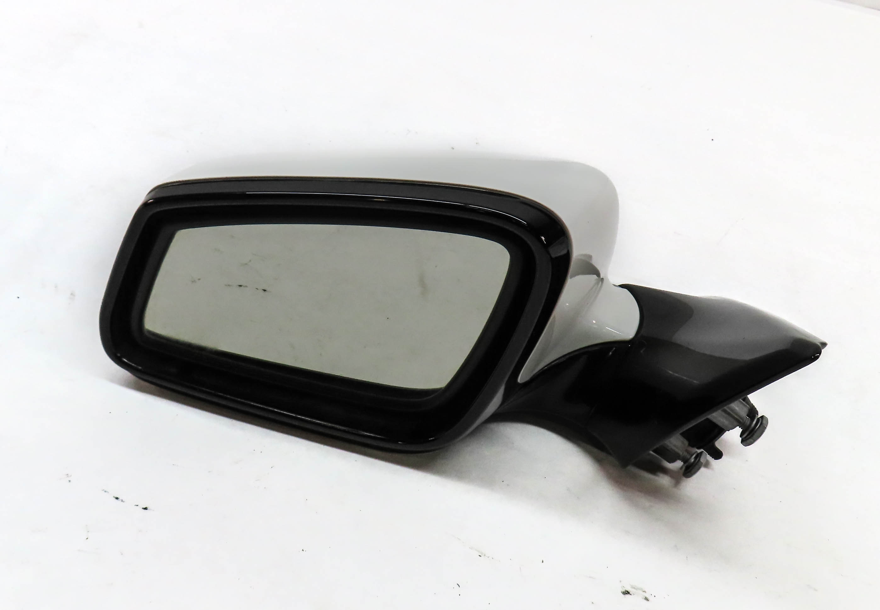 12-15 BMW 640i 650i (F06 F12 F13) LEFT P-FOLD HEAT AUTODIM DOOR MIRROR (White) — exact item pictured